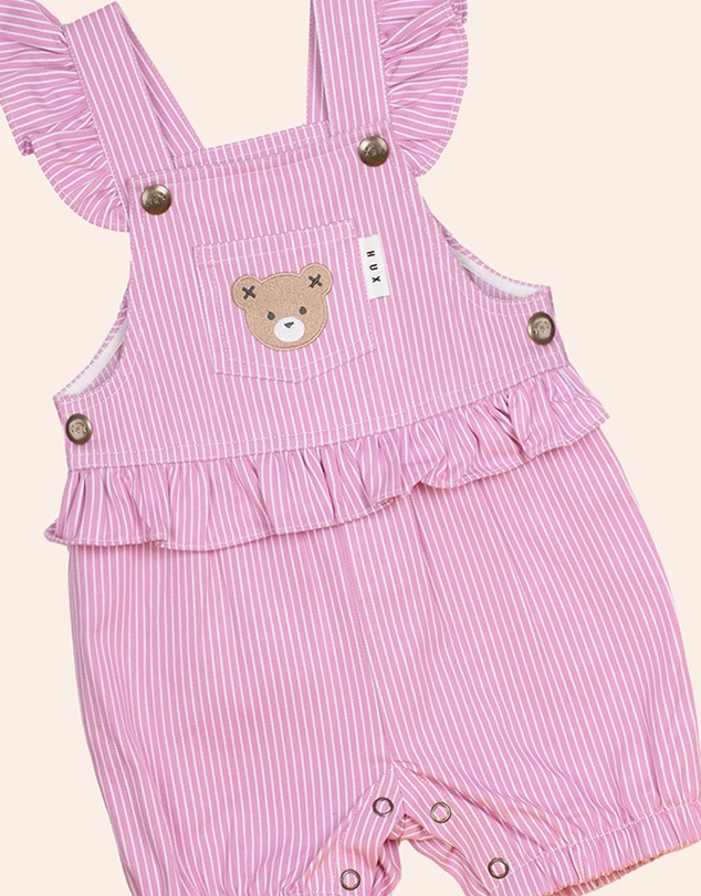 Huxbaby - Candy Stripe Bubble Romper - Babies-Kids