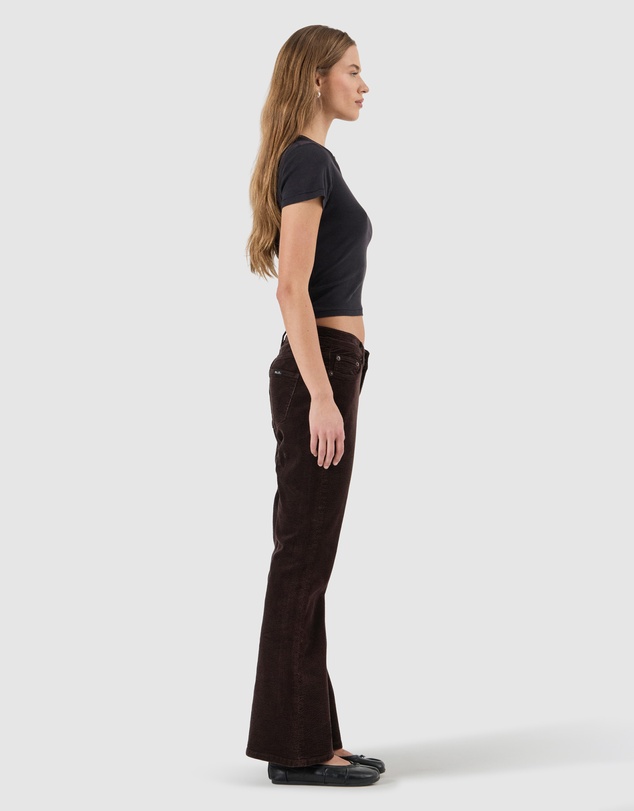 Rolla's - Downtown Flare Jean - Espresso Cord