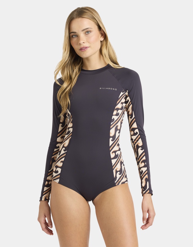 Billabong - Womens Dark Wave Long Sleeve Rash Vest
