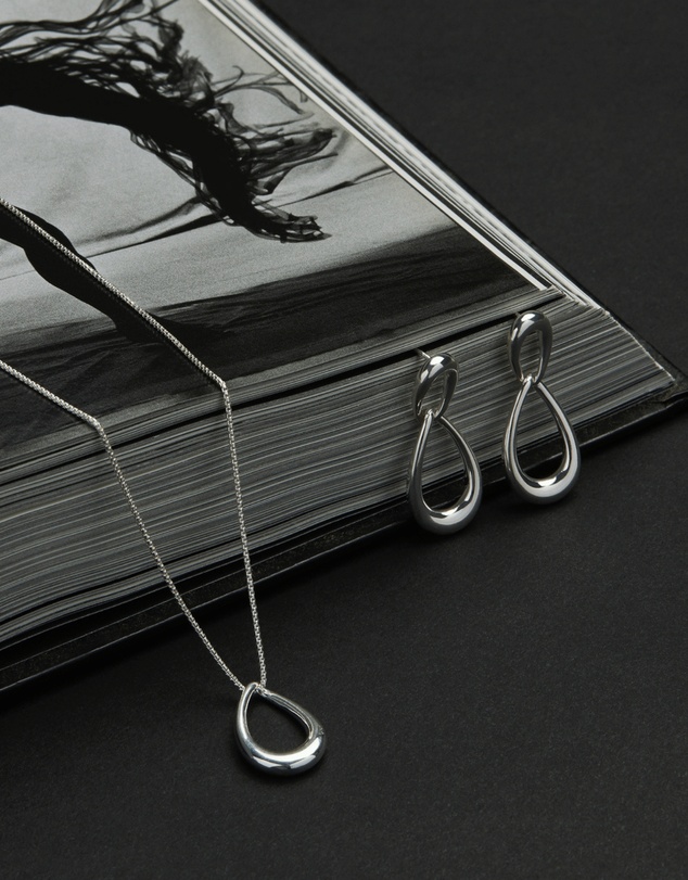 Najo - Vivante Silver Necklace (45cm+ext)