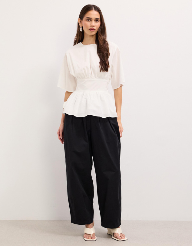 The Fated - Stella Waisted Blouse