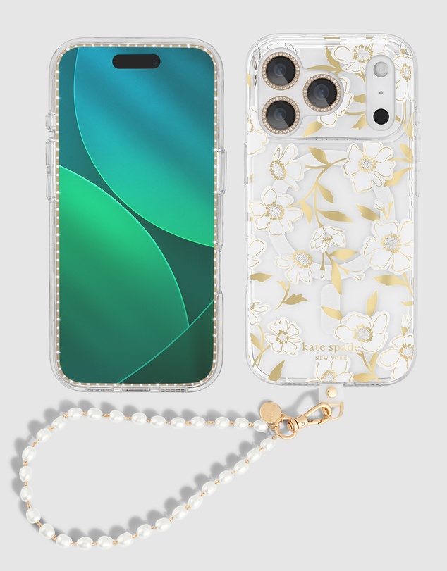 Kate Spade - Kate Spade Sunshine Floral MagSafe Charm Bundle for iPhone 17 Pro Max