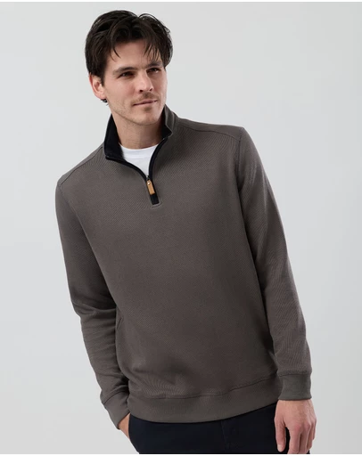 Wayver - French Rib Half Zip