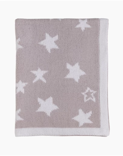 Living Textiles - Chenille Blanket - Galaxy Grey