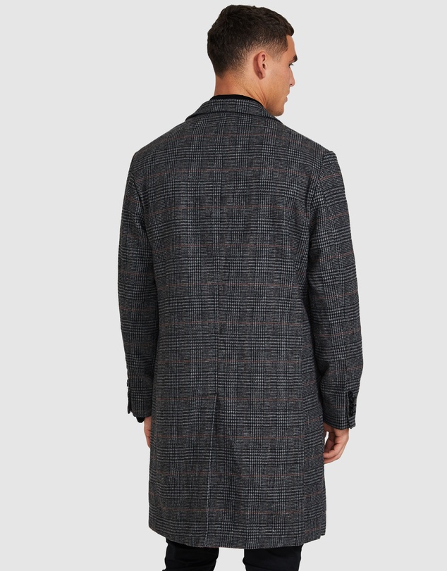 Arvust - Jonas Check Overcoat
