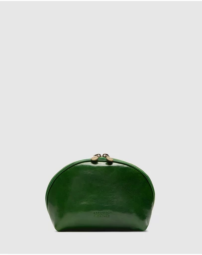 Republic of Florence - Porter Green Leather Pouch