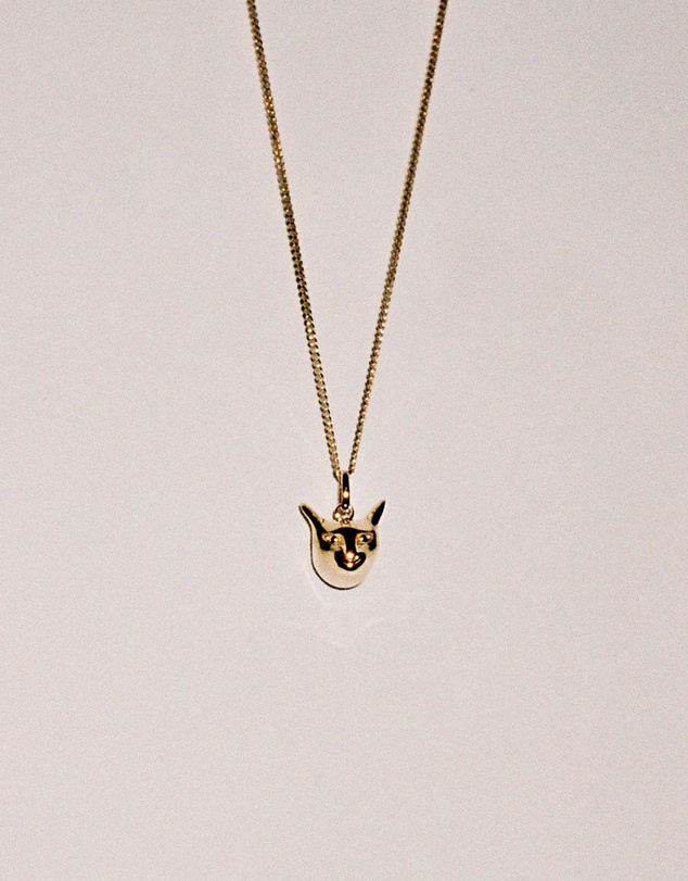 Meadowlark - Cat Charm Necklace