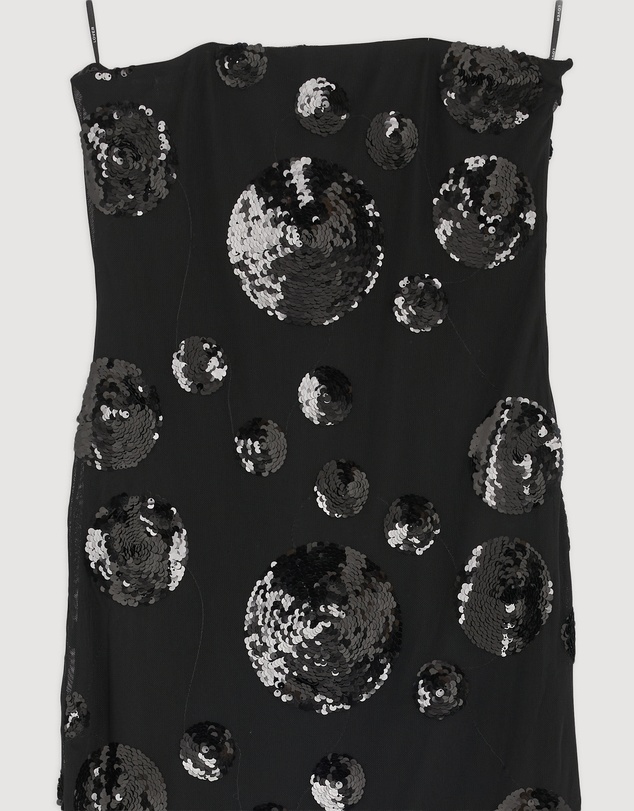 Revibe - Repaired Lover Alexis Strapless Sequin Maxi Dress - AU 10