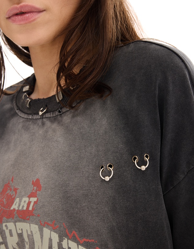 THE TALES - Art Department Pierced Cowboy Long Sleeve Tee