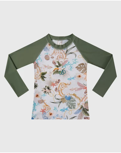 Aqua Blu Kids - Playa Long Sleeve Rash Vest - Kids