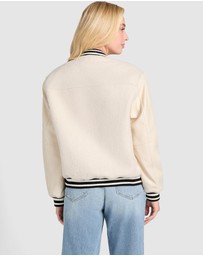 GUESS - Danielle College Bomber Jacket