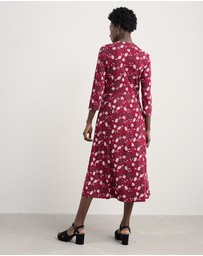 Seasalt - Seasalt Cornwall Red 3/4 Nancy Dress