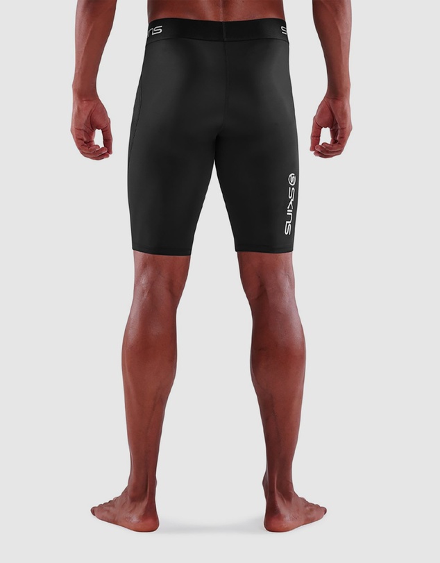 SKINS - SKINS Compression Men's Series-1 Running/Gym Half Tight Black