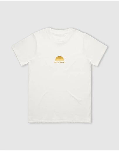 Banabae - Rad Mama Classic Organic Cotton Longline Tee - Natural