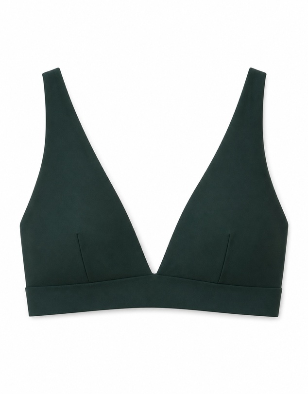 BONDI BORN - Lya Bikini Top - Forest (Sculpteur®)