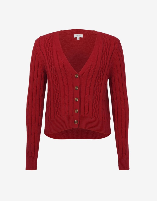 Forcast - Rhodes Cable Knit Cardigan