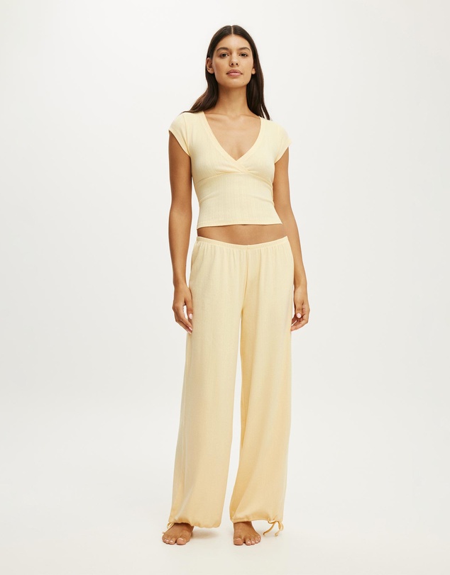 Cotton On Body - Dreamy Soft Pointelle Wide Leg Pant