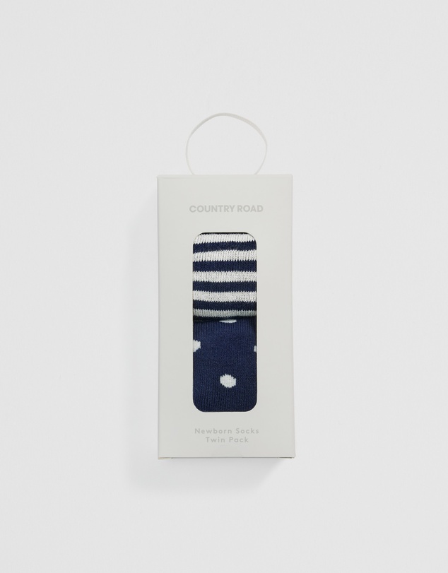 Country Road - Newborn Sock Pack Of 2