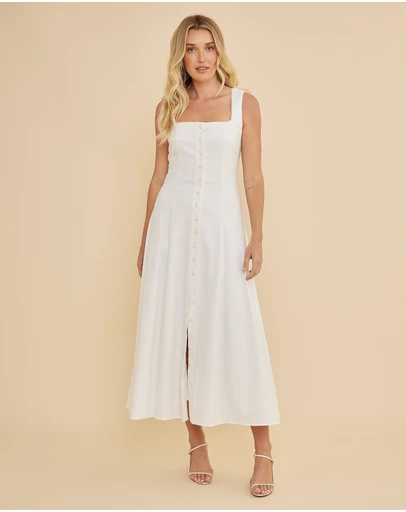 Amelius - Lucie Buttoned Midi Dress