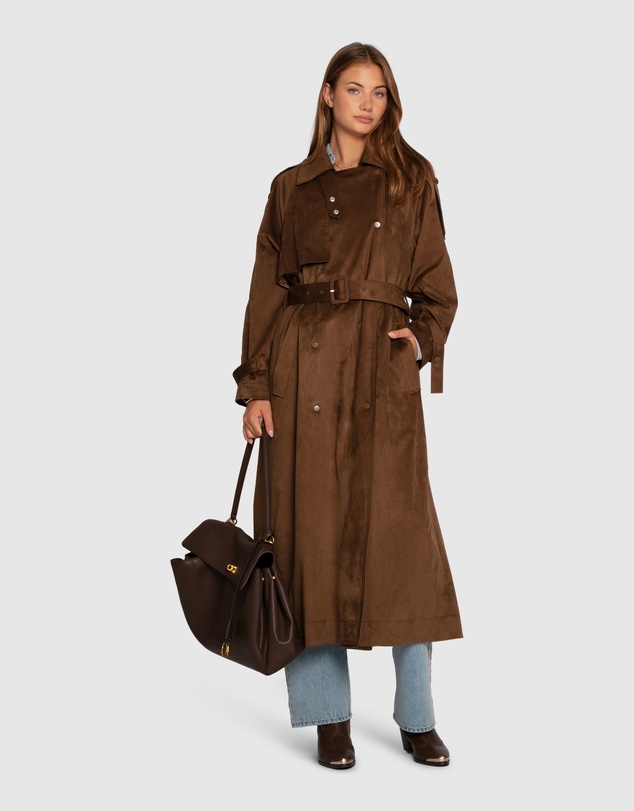 Belle & Bloom - Long Lost Lover Soft Maxi Trench