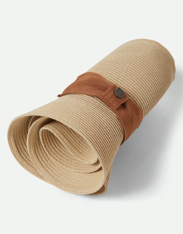 Brixton - Roma Straw Packable Fedora