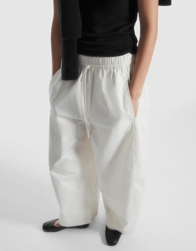COS - Elasticated Barrel-Leg Trousers