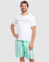 Sant And Abel - Men's Drawbertson Wild Stripes Sleep Shorts