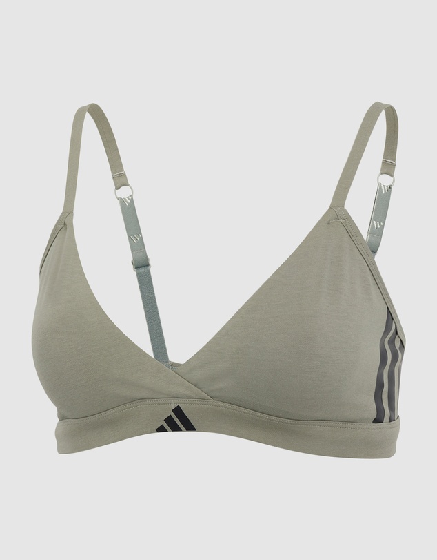 adidas Sportswear - Active Essentials Cotton 3 Stripes Triangle Wrap Bralette