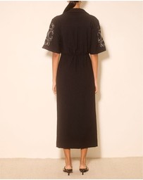 MON RENN - Zahra Embroidered Midi Dress