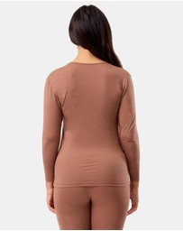 Hush Hush - Modal Thermal Long Sleeve Top