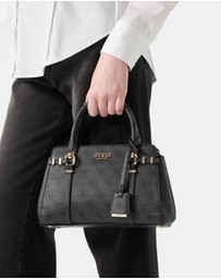 GUESS - Leona Logo Small Multi Compartment Satchel Bag