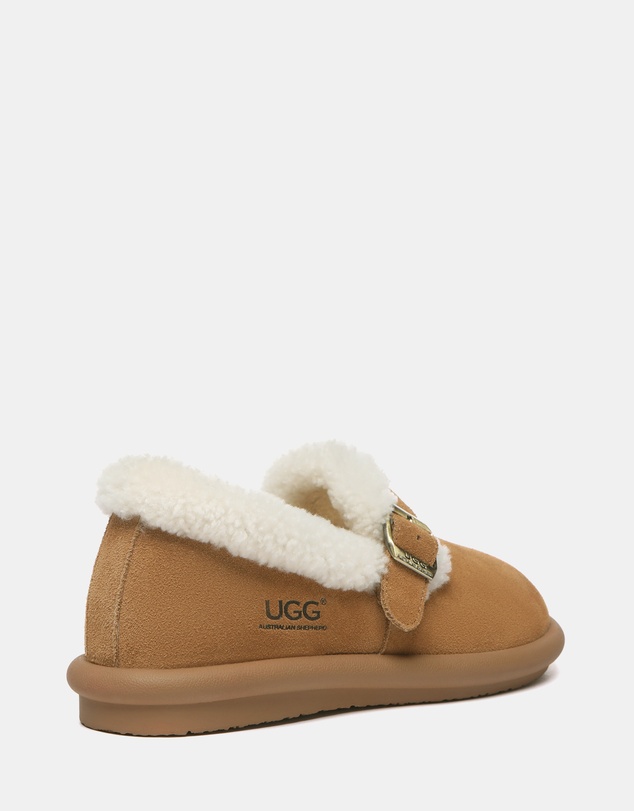 EVERAU - Australian Shepherd Ugg Froim Cow Suede Upper House Shoes