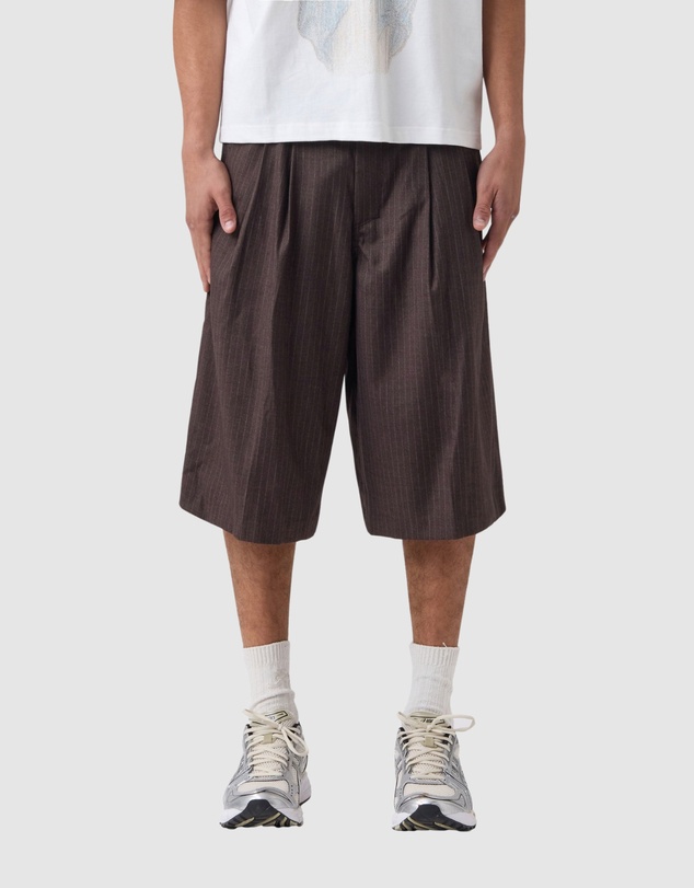 Zanerobe - Pinstripe Mega Short Choc Stripe