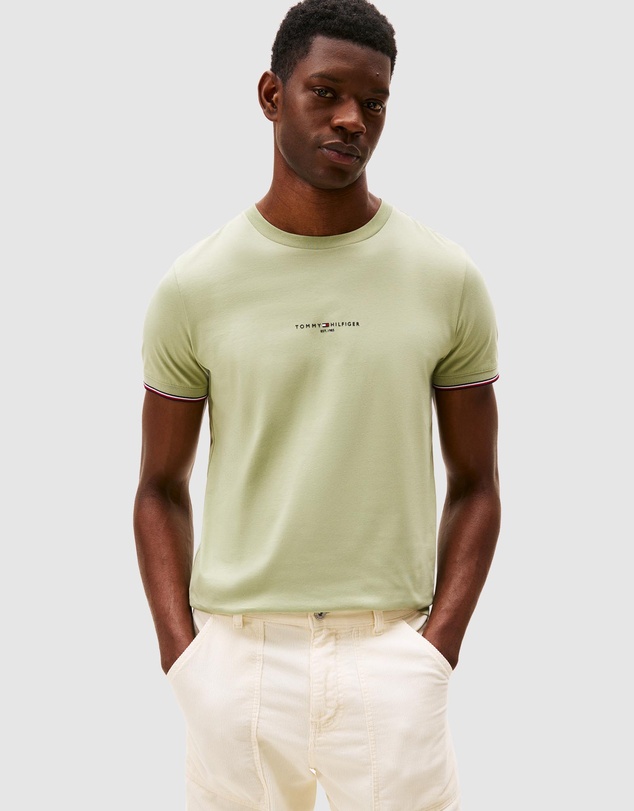 Tommy Hilfiger - Tipped Cuff Slim T-Shirt