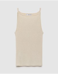 M.N.G - Fine Ribbed Knit Top