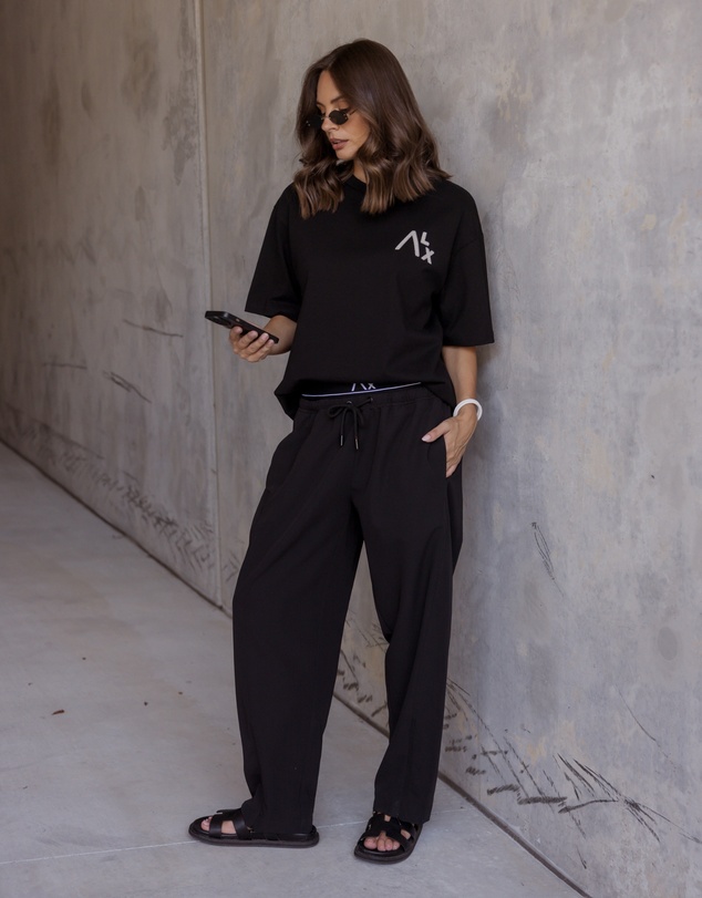 ALEXANDRA - Noir Pants Black