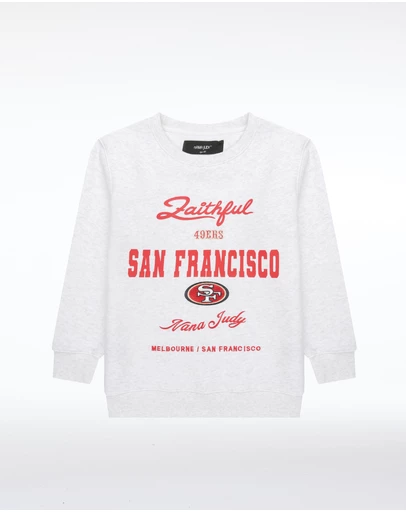 Nana Judy - NFL SAN FRANCISCO 49ERS OFFICIAL COLLABORATION CREW SWEATER - Teen