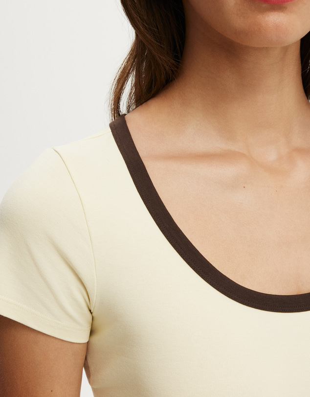 Cotton On - Everyday Smooth Scoop Neck Tee