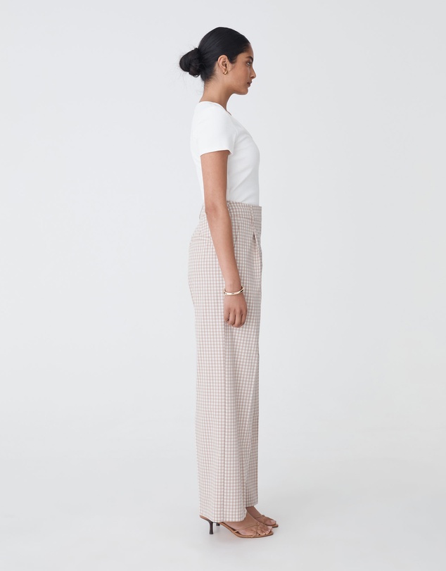 Forcast - Koora Check Wide Leg Pants