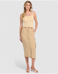 GUESS - Sleeveless Pointelle Reina Cami Top