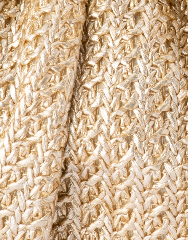 Olga Berg - Stevie Pleated Woven Clutch