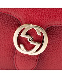 Pre-Loved by Azura Reborn - Pre-Loved Medium Dollar Calfskin Interlocking G Crossbody
