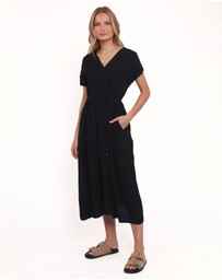 Petal & Pup - Orly Midi Dress - Black