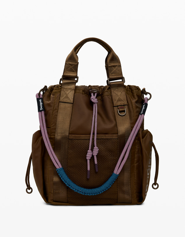 Desigual - Medium multiposition nylon backpack