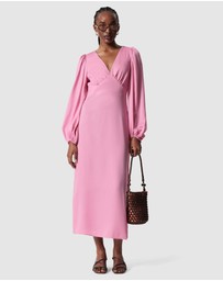 & Other Stories - V-Neck Midi Dress