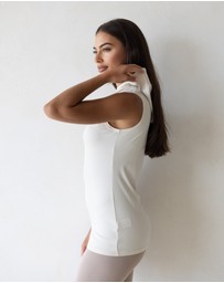 Mod Squad - Luxe Sleeveless Hooded Tank Base Layer