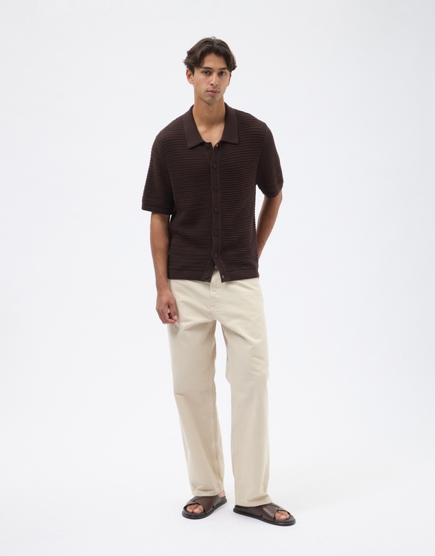 AERE - Organic Cotton Knitted Shirt