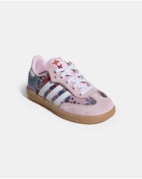 adidas Originals - Adidas Liberty London Samba OG Comfort Closure Elastic Lace Shoes - Babies