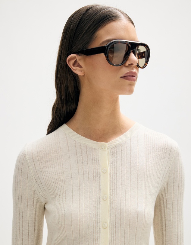 Minima Esenciales - Nori Merino Wool Cardigan