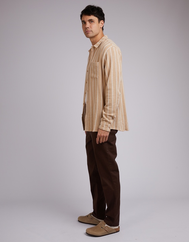 Silent Theory - Coen Stripe Ls Shirt
